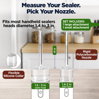 Universal Nozzle Attachment for Handheld Vacuum Sealers