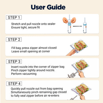 Universal Nozzle Attachment for Handheld Vacuum Sealers